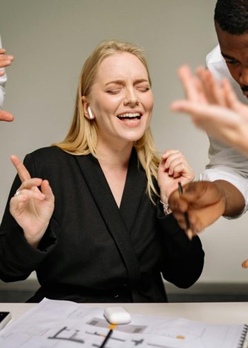 Business People Having Discussion in a Meeting